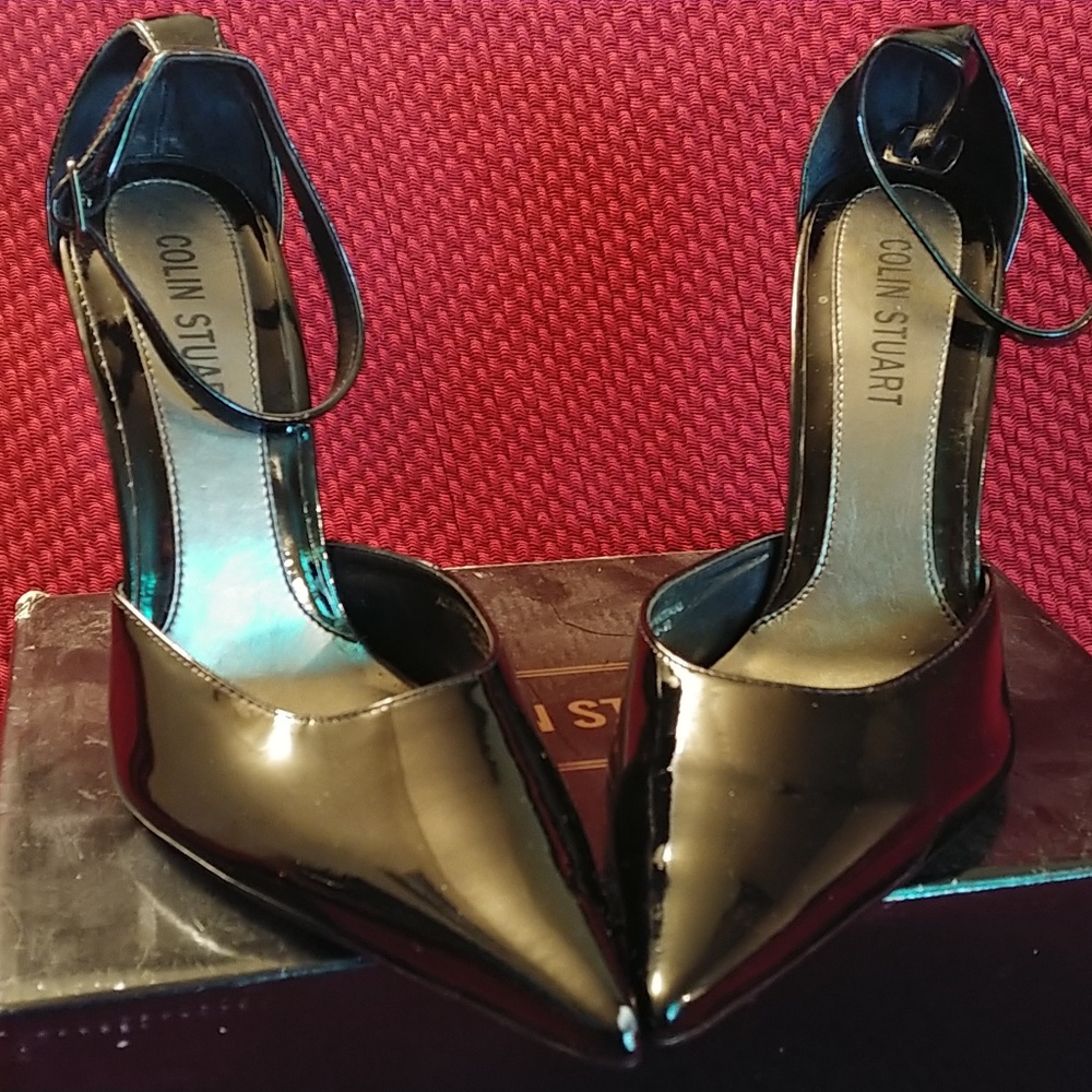 Black Patent Leather Heels
